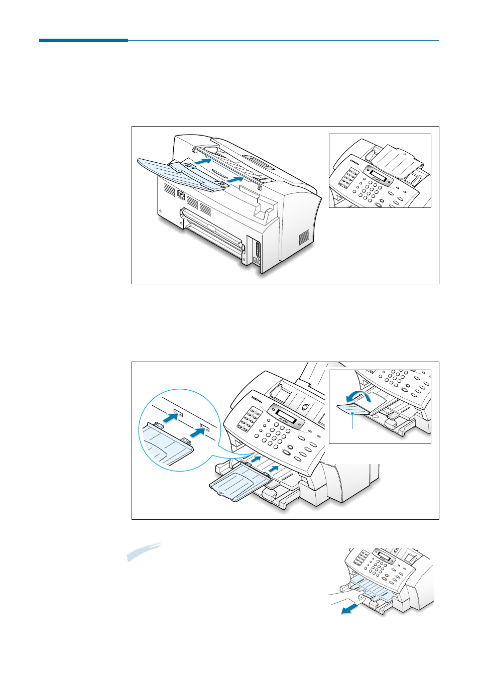 Attaching the supports | Samsung SF 4700 User Manual | Page 16 / 176