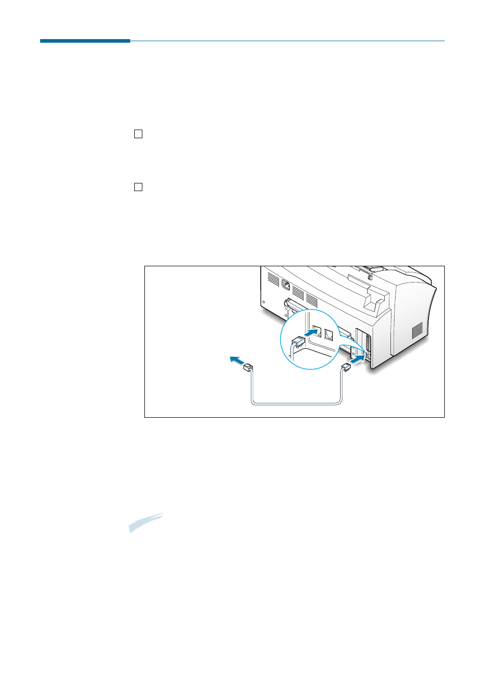 Connecting to the phone line | Samsung SF 4700 User Manual | Page 17 / 176