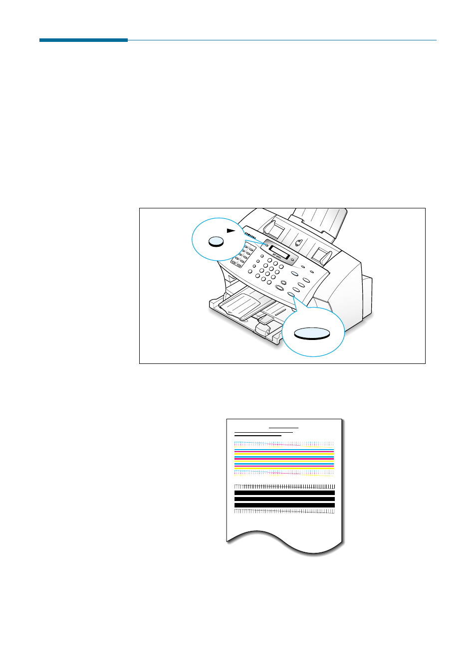 Testing the machine | Samsung SF 4700 User Manual | Page 27 / 176