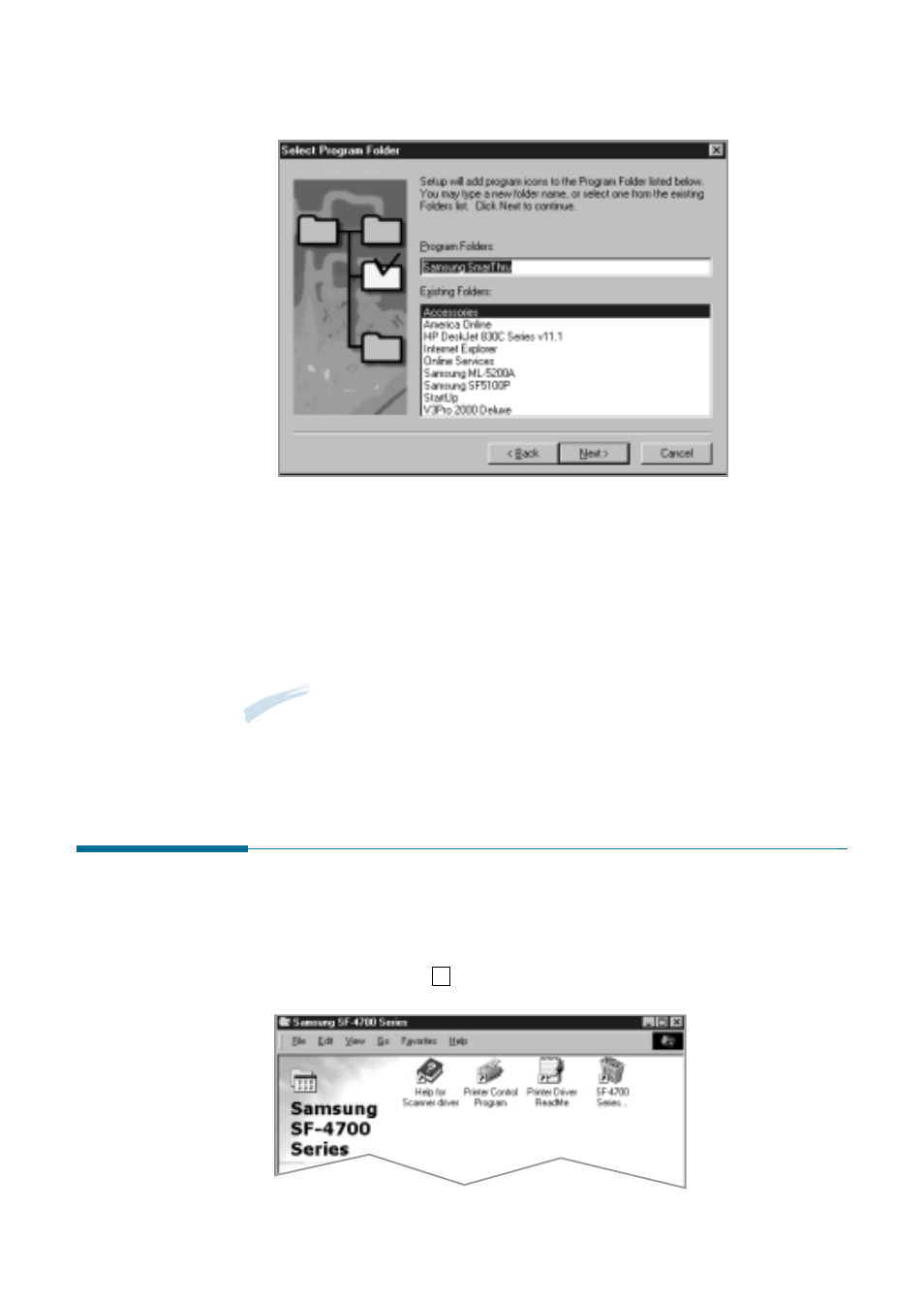 Configuring the fax gate on your pc | Samsung SF 4700 User Manual | Page 37 / 176