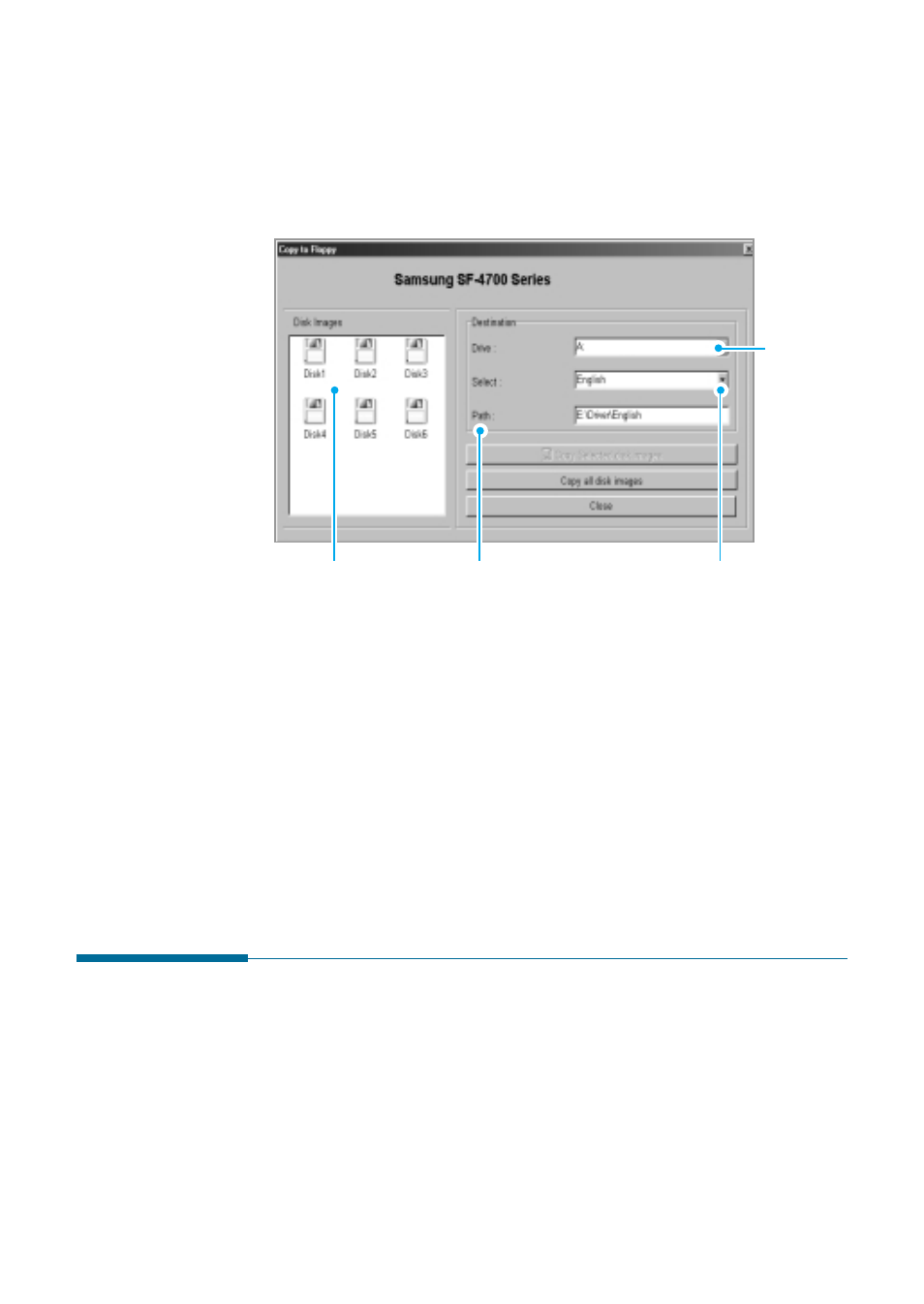 Installing software from diskettes | Samsung SF 4700 User Manual | Page 45 / 176