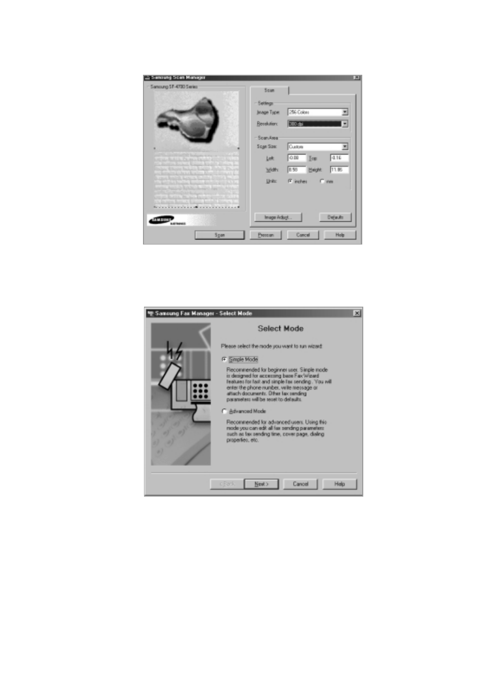 Samsung SF 4700 User Manual | Page 54 / 176