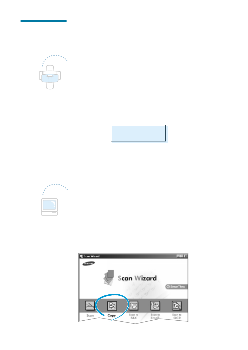 Copying a document | Samsung SF 4700 User Manual | Page 57 / 176