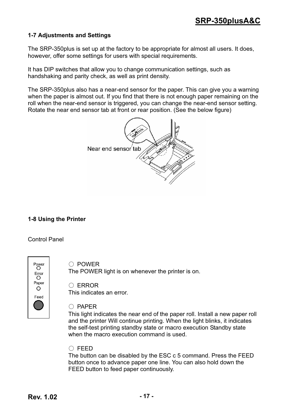 Srp-350plusa&c | Samsung SRP-350PLUSA&C User Manual | Page 17 / 22