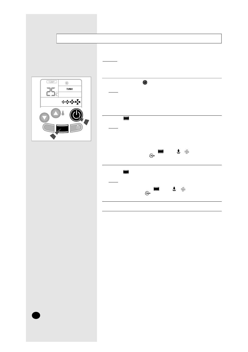 Changing the room temperature quickly | Samsung ASHM070VE User Manual | Page 12 / 26