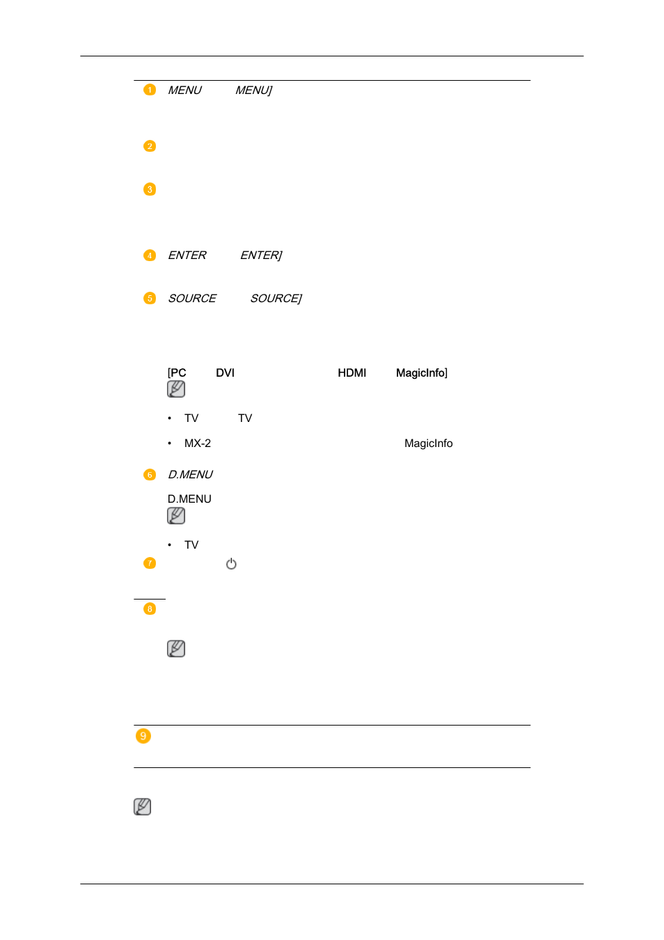 Samsung 400MXN-2 User Manual | Page 11 / 111
