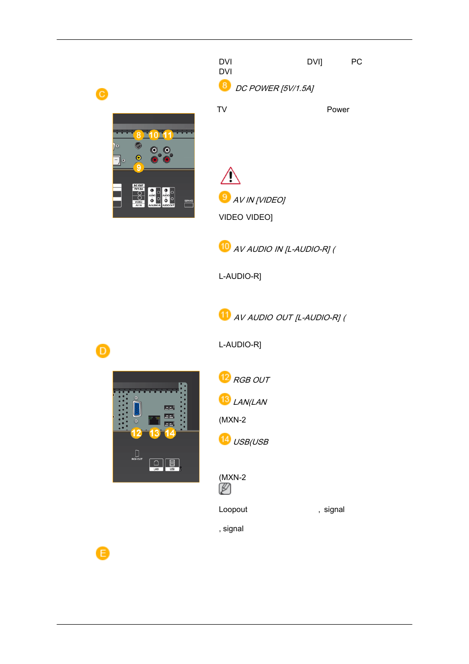 Samsung 400MXN-2 User Manual | Page 13 / 111