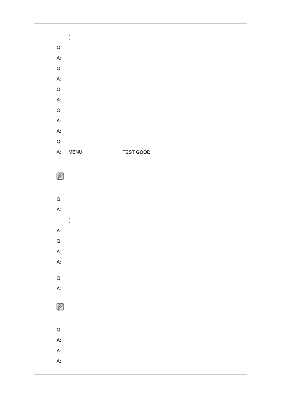 음향과 관련된 문제, 리모컨과 관련된 문제 | Samsung 400MXN-2 User Manual | Page 95 / 111