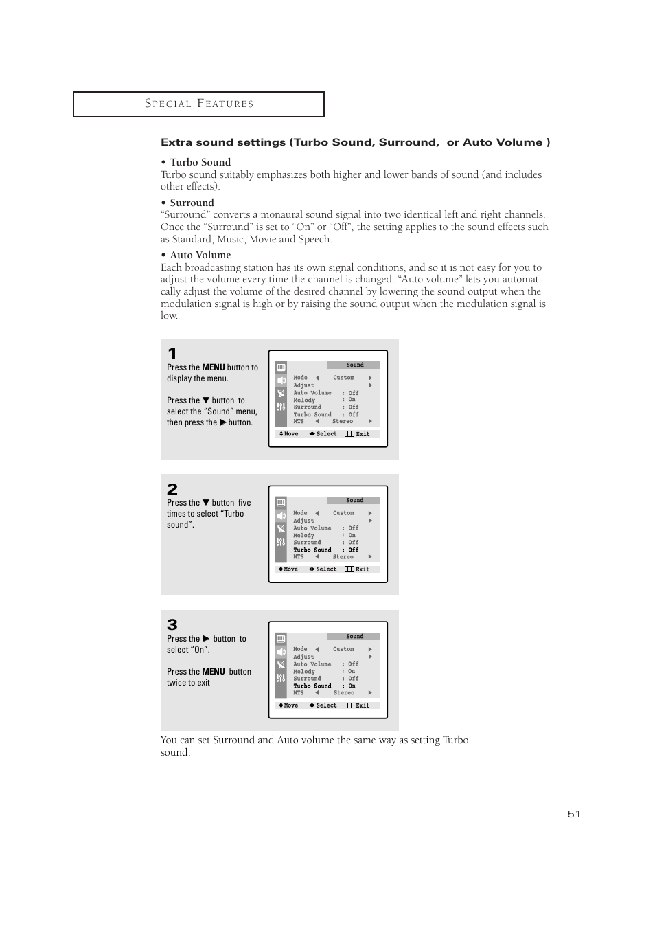 Samsung TXN 2434F User Manual | Page 51 / 59