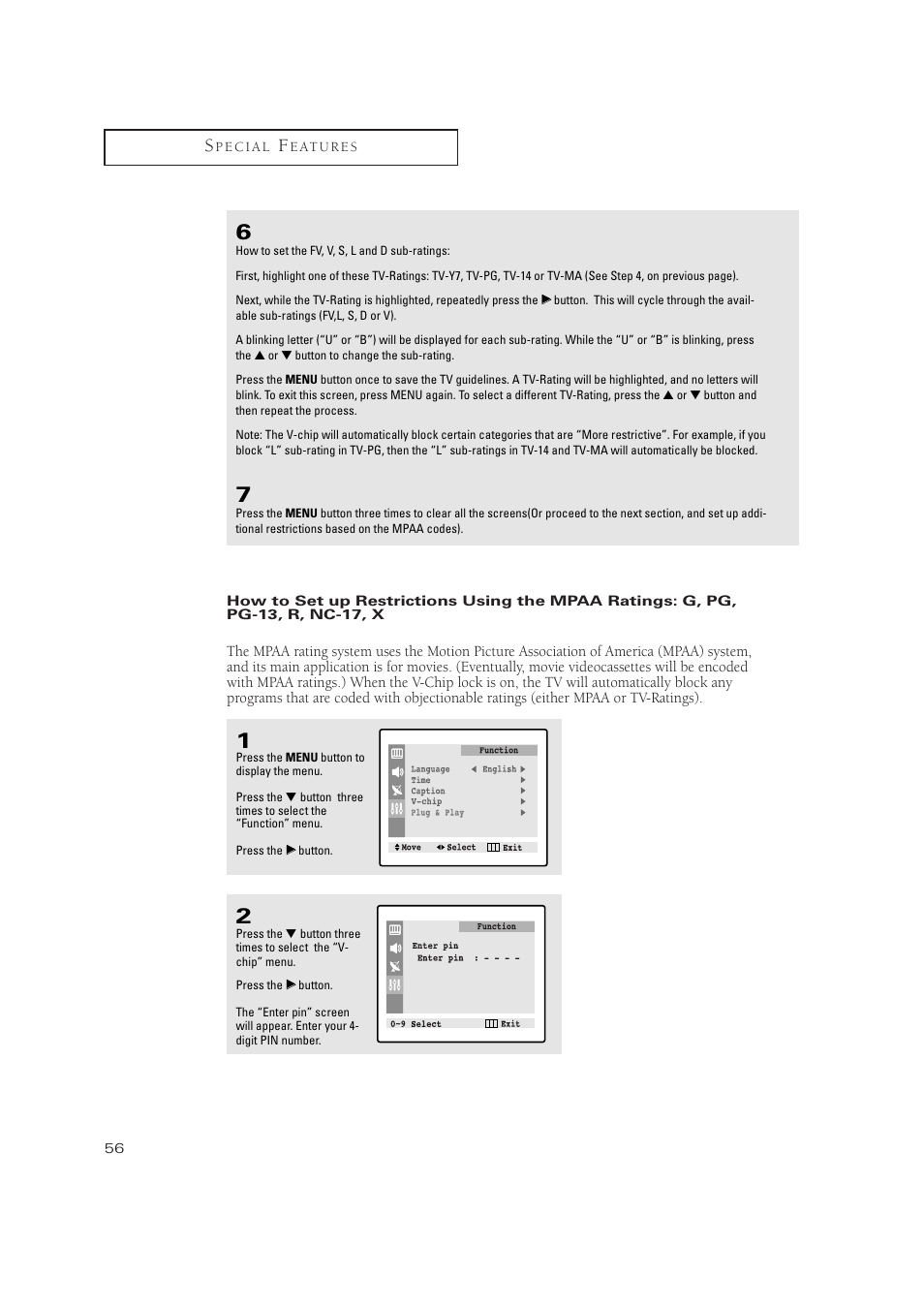 Samsung TXN 2434F User Manual | Page 56 / 59