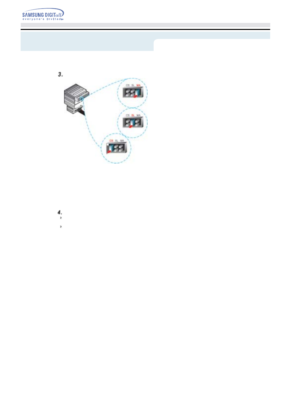 Setup | Samsung TS-H292A User Manual | Page 12 / 25