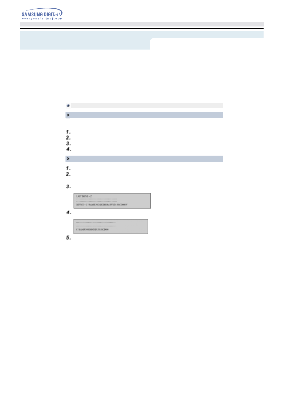 Setup | Samsung TS-H292A User Manual | Page 15 / 25