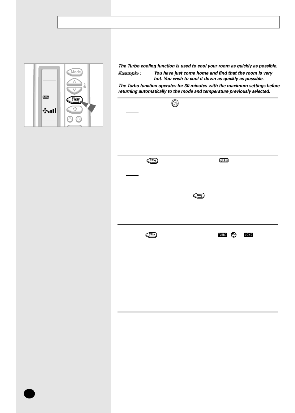 Changing the room temperature quickly | Samsung APC3240C User Manual | Page 12 / 36