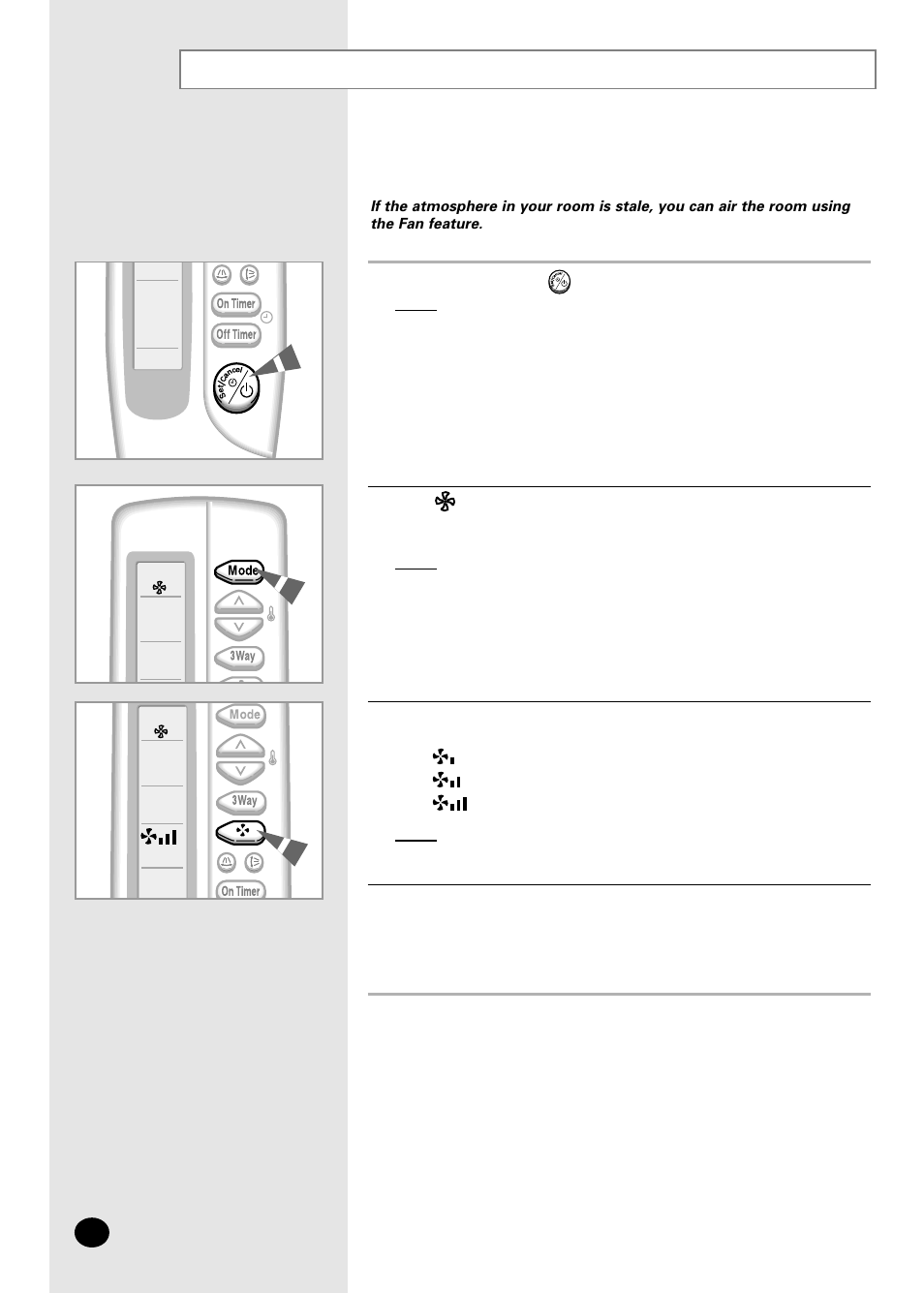 Airing your room | Samsung APC3240C User Manual | Page 14 / 36