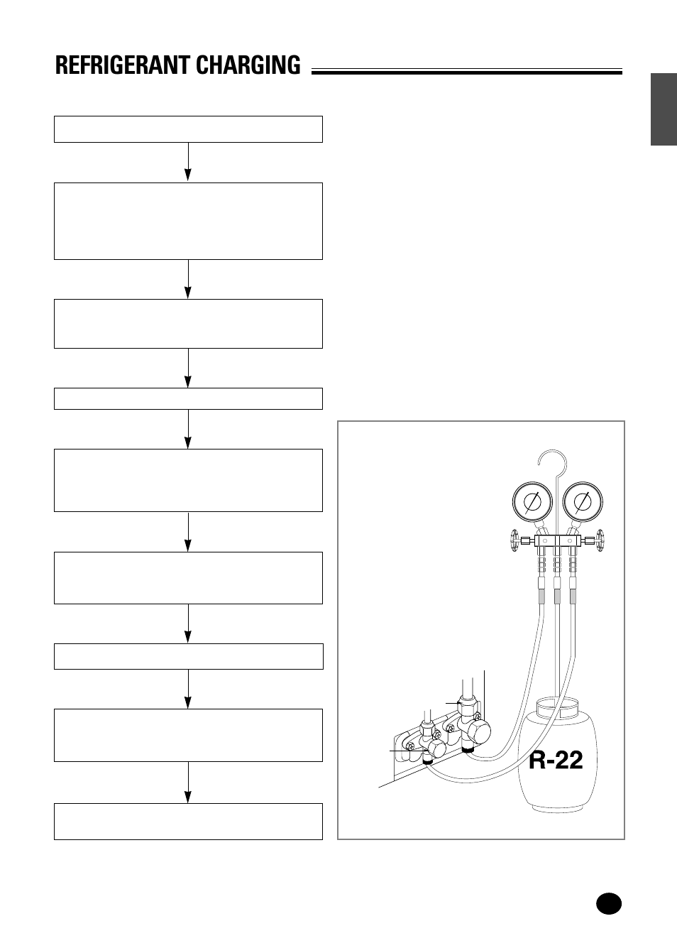 Refrigerant charging | Samsung APC3240C User Manual | Page 33 / 36