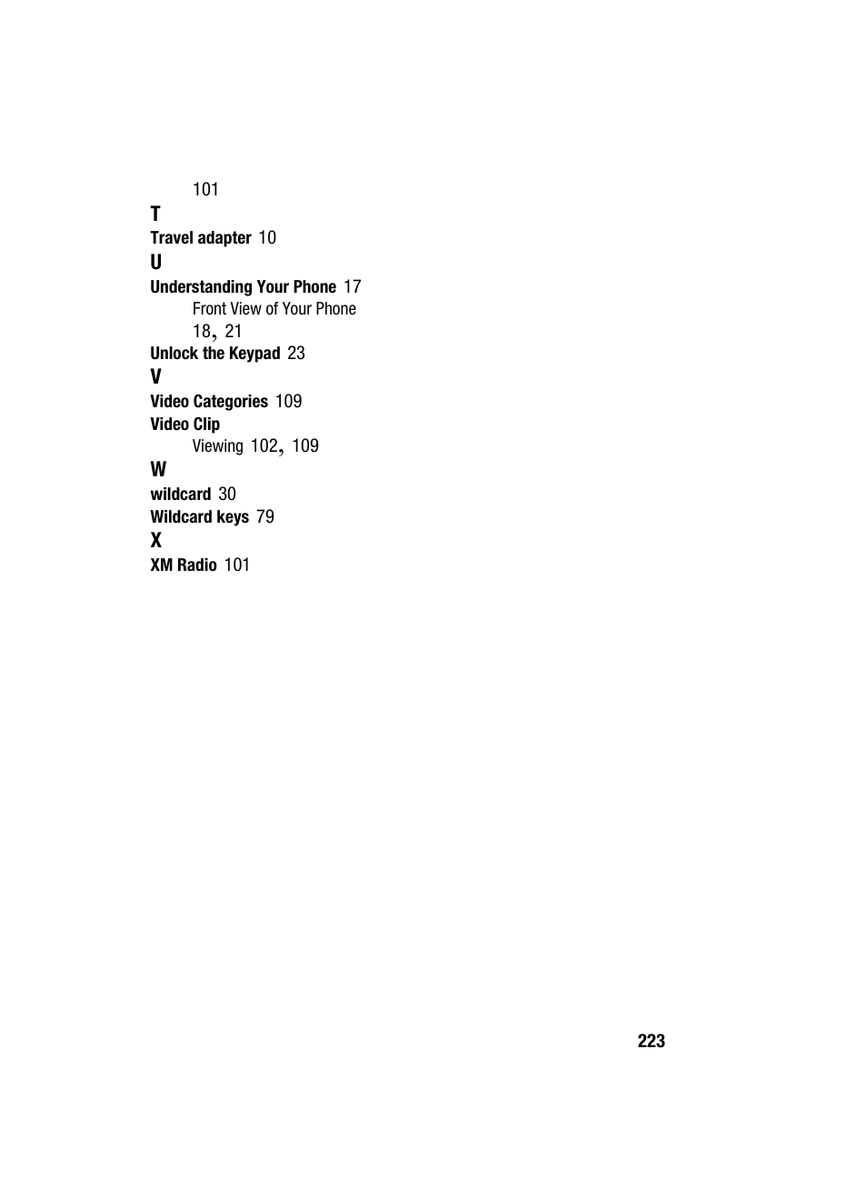 Samsung SGH-i607 User Manual | Page 223 / 223