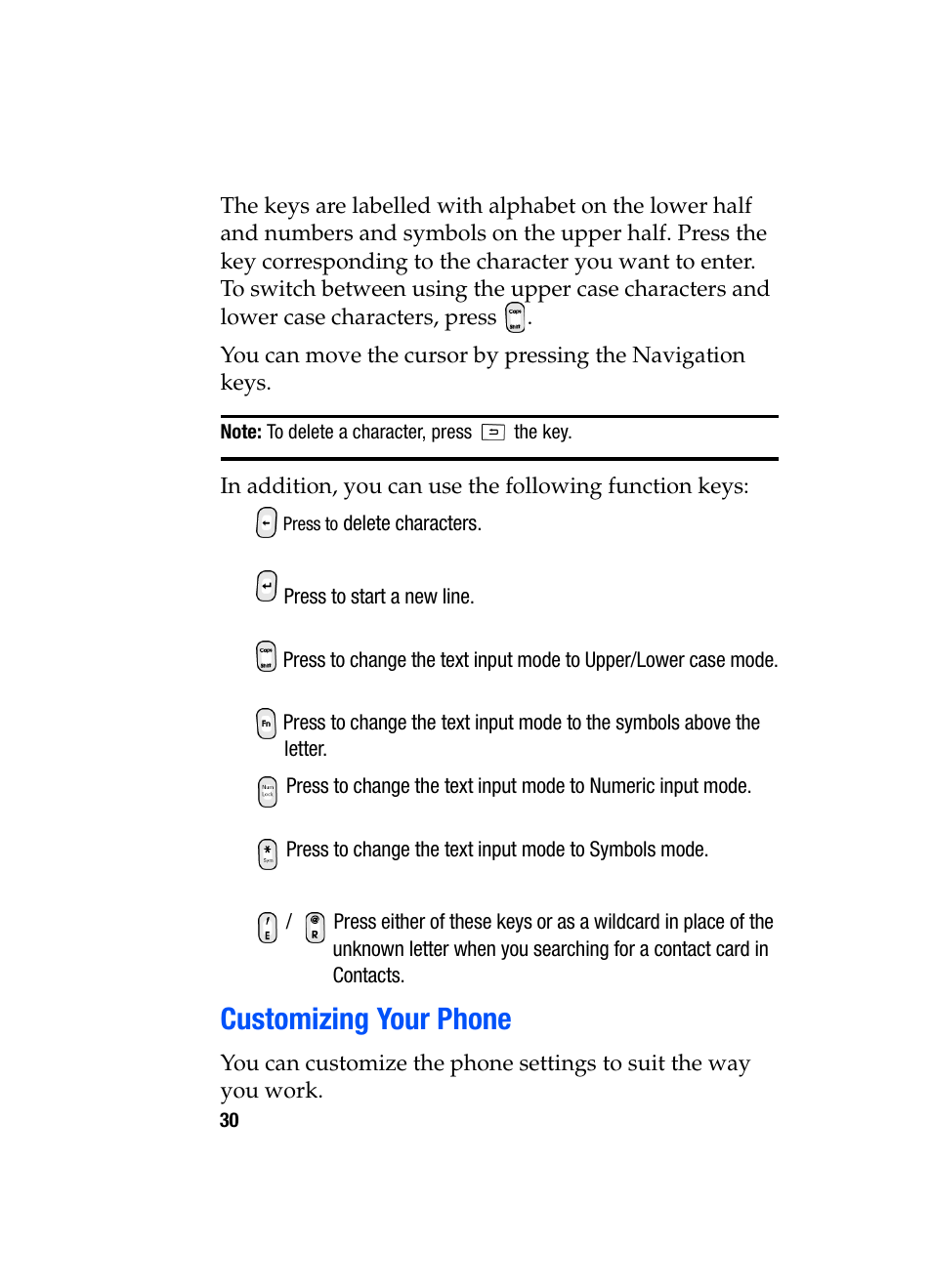 Customizing your phone | Samsung SGH-i607 User Manual | Page 30 / 223