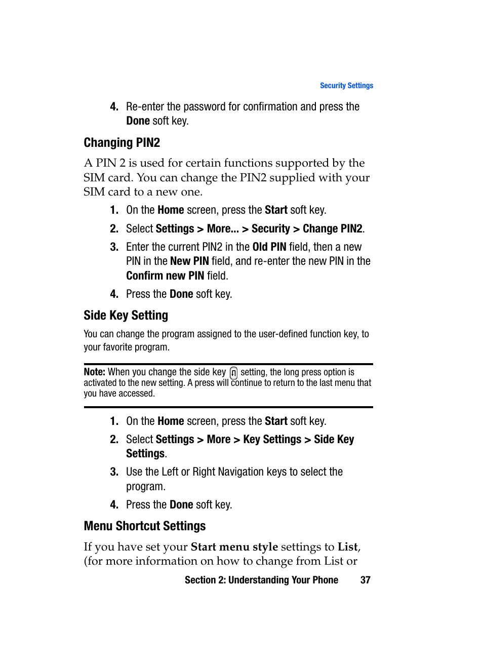 Samsung SGH-i607 User Manual | Page 37 / 223