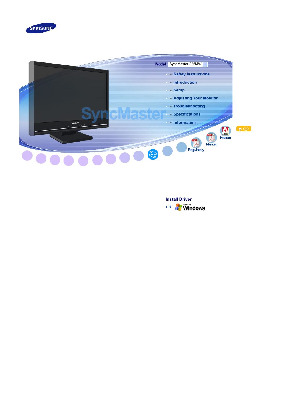 Samsung 225MW User Manual | 58 pages