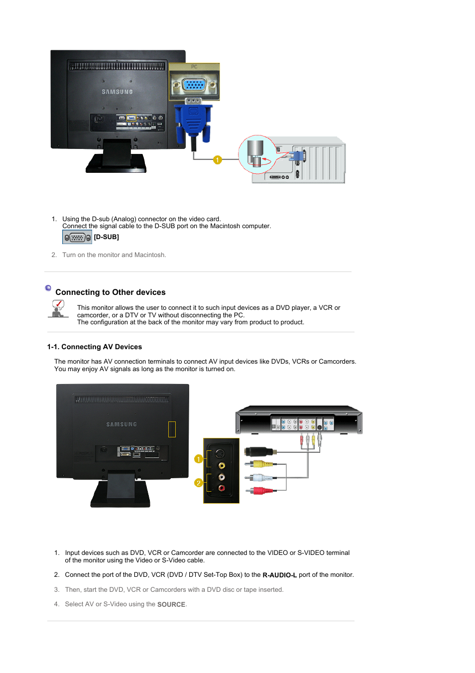 Samsung 225MW User Manual | Page 21 / 58