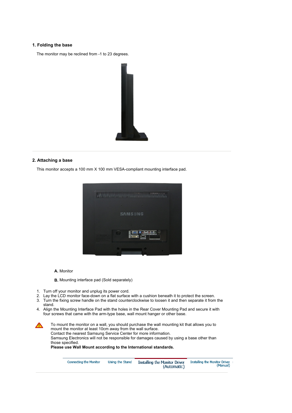 Installing the monitor driver(automatic) | Samsung 225MW User Manual | Page 25 / 58