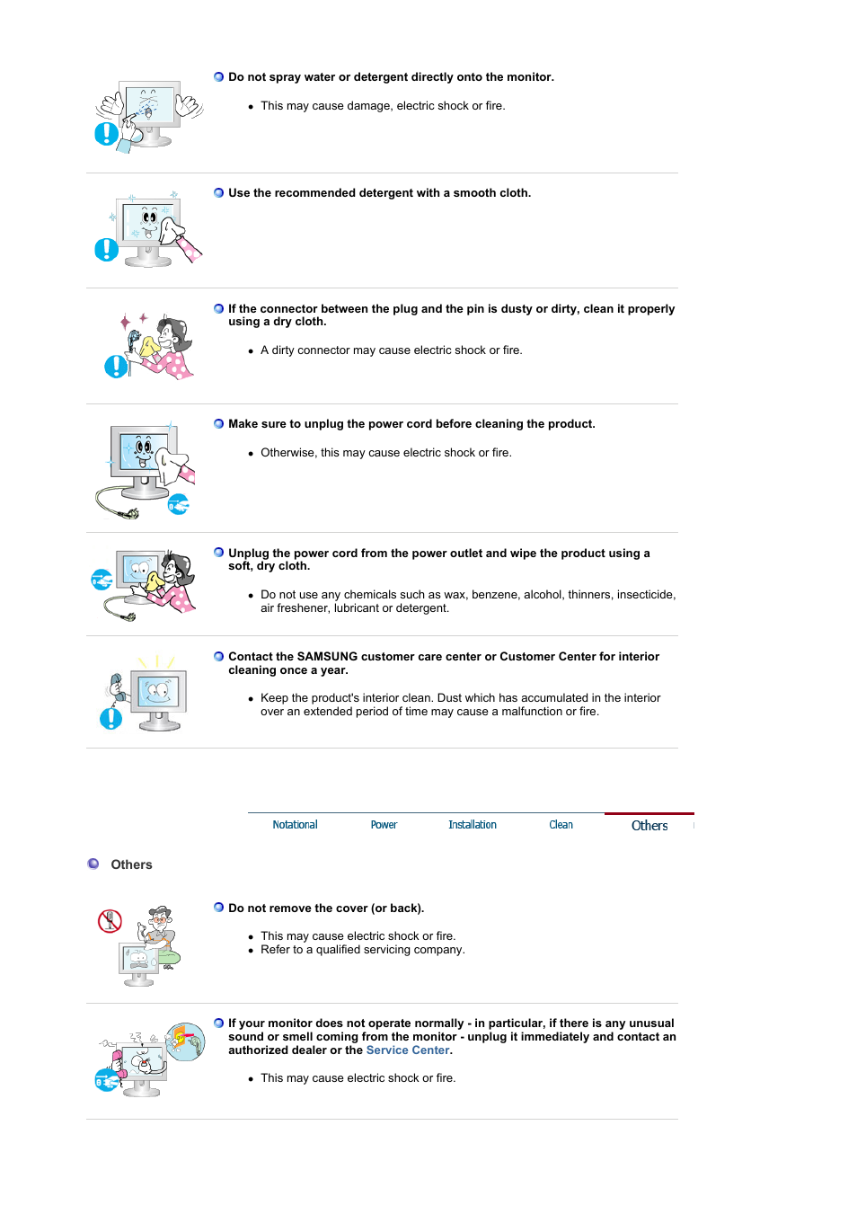 Others | Samsung 225MW User Manual | Page 6 / 58