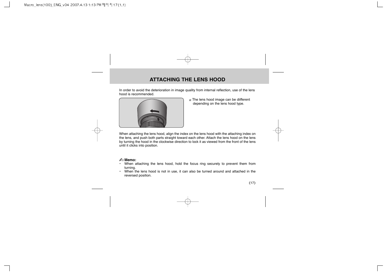 Samsung Schneider D-XENON 100 Macro User Manual | Page 19 / 27