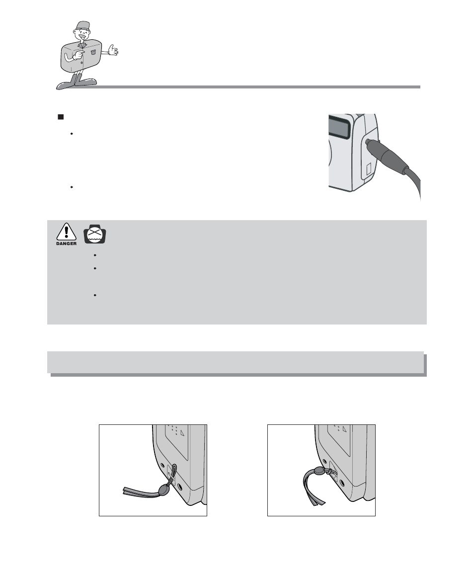 Preparation, Danger/ notice | Samsung Digimax 101 User Manual | Page 28 / 128