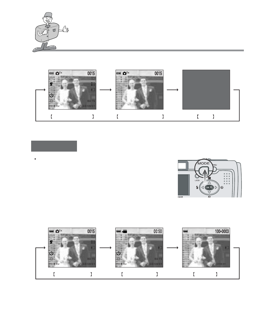 Recording mode | Samsung Digimax 101 User Manual | Page 36 / 128