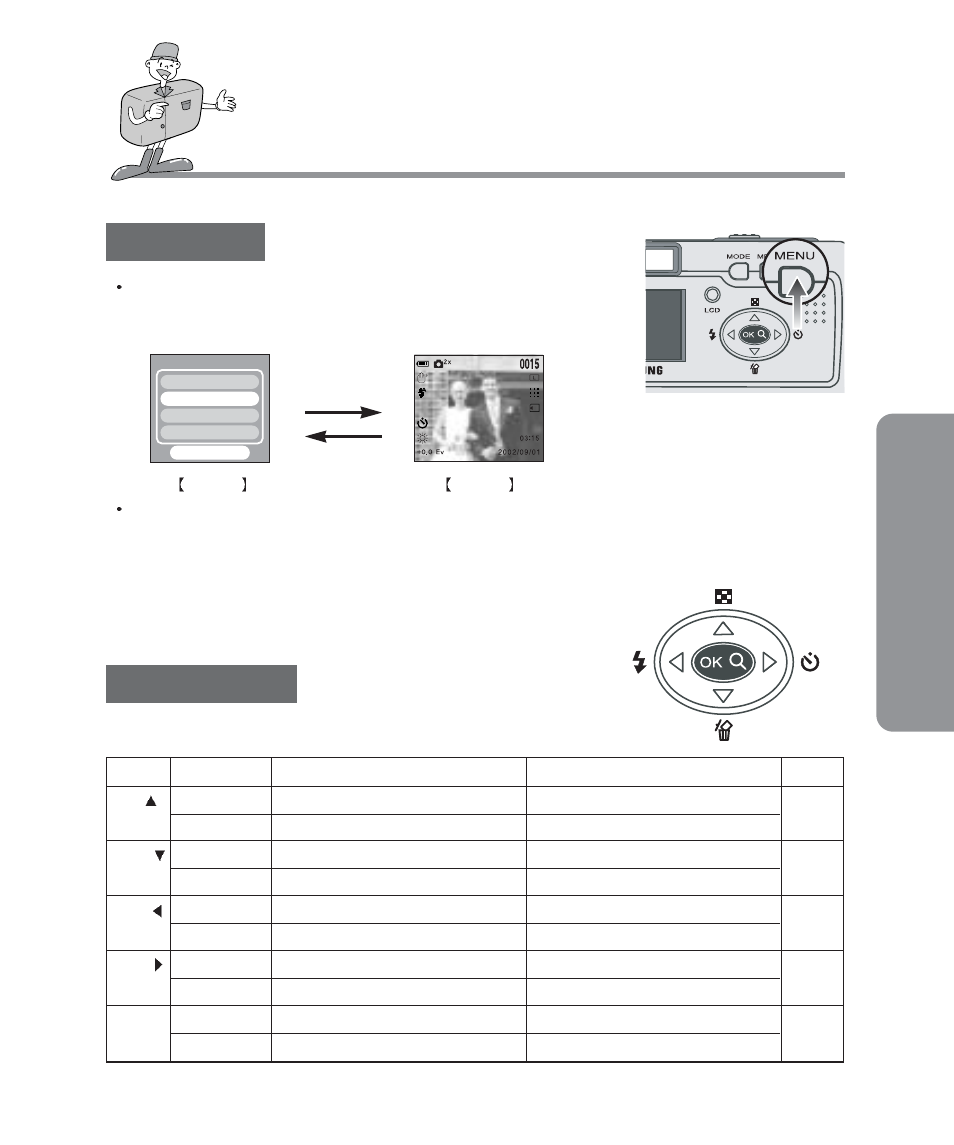 Recording mode, Adv anced | Samsung Digimax 101 User Manual | Page 37 / 128