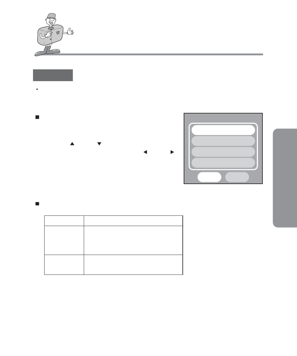 Setting up the camera system, Adv anced | Samsung Digimax 101 User Manual | Page 69 / 128
