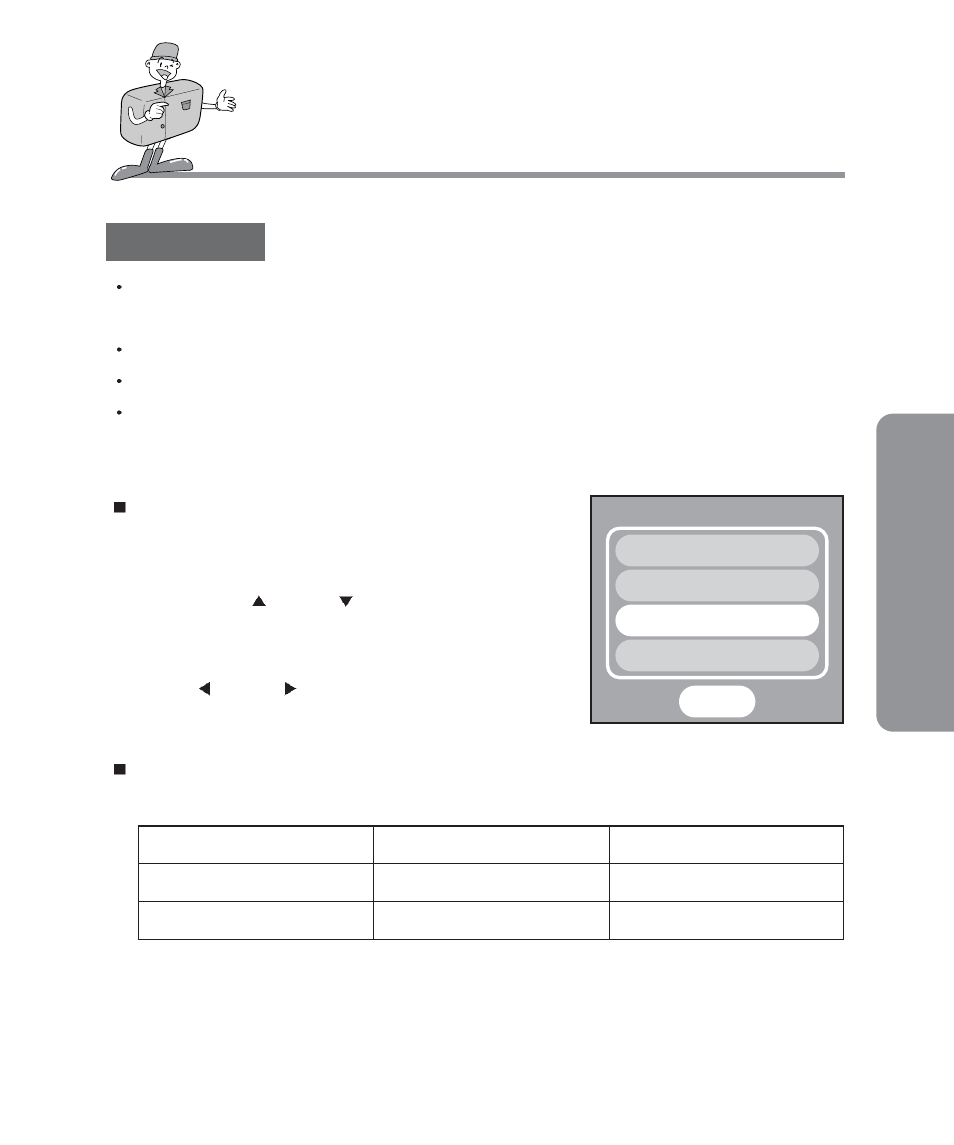 Setting up the camera system, Adv anced | Samsung Digimax 101 User Manual | Page 71 / 128