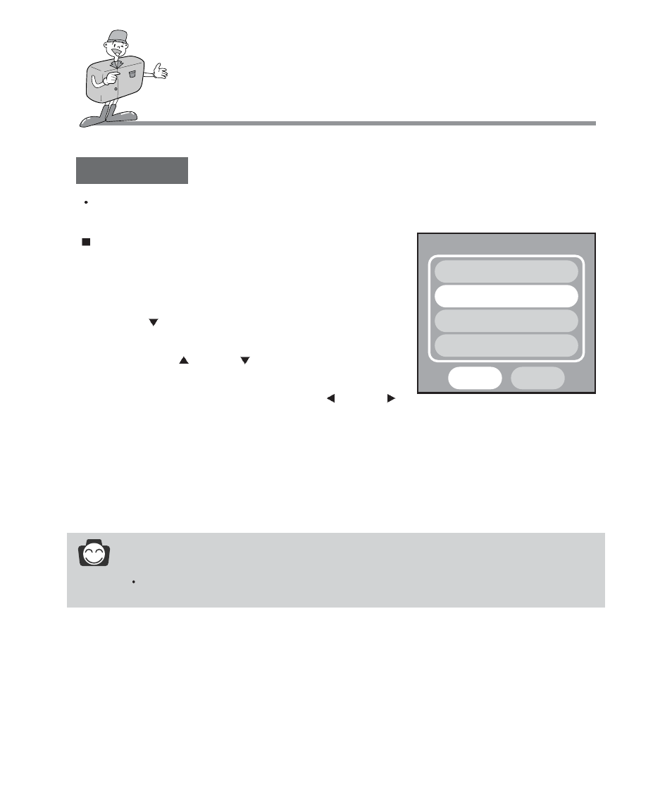 Setting up the camera system, Information | Samsung Digimax 101 User Manual | Page 74 / 128