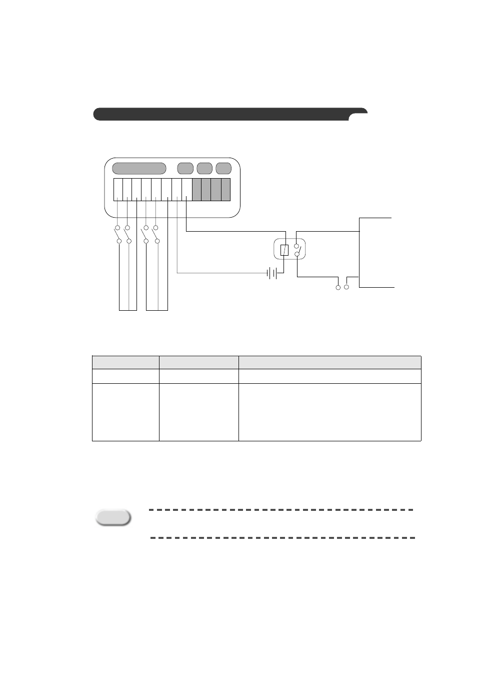 Connecting to alarm sensors and external devices | Samsung Version 1.1 User Manual | Page 18 / 89