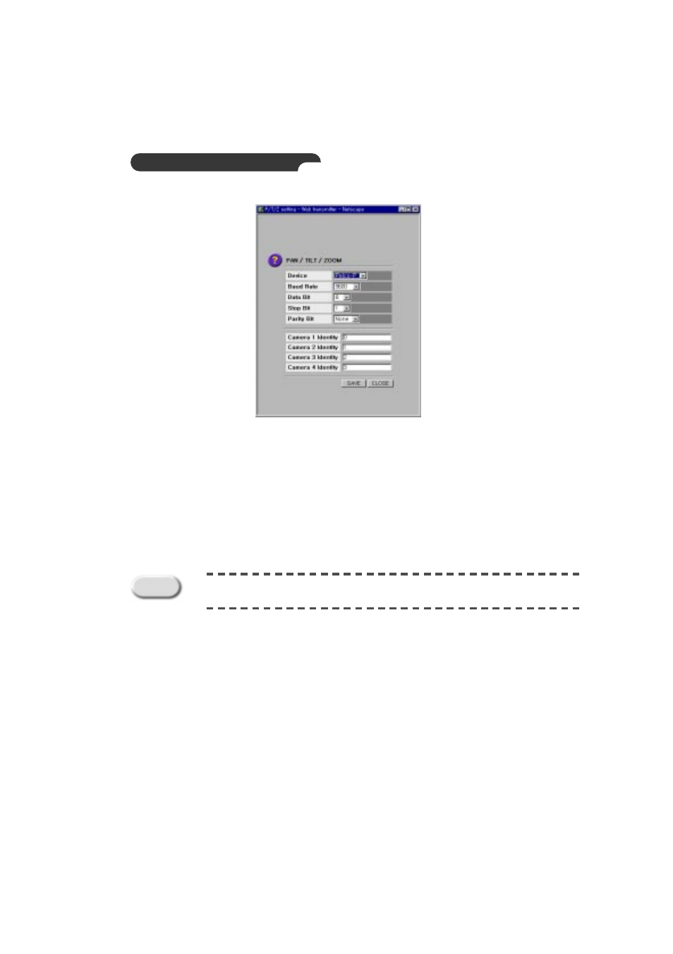 Pan/tilt/zoom set-up | Samsung Version 1.1 User Manual | Page 45 / 89