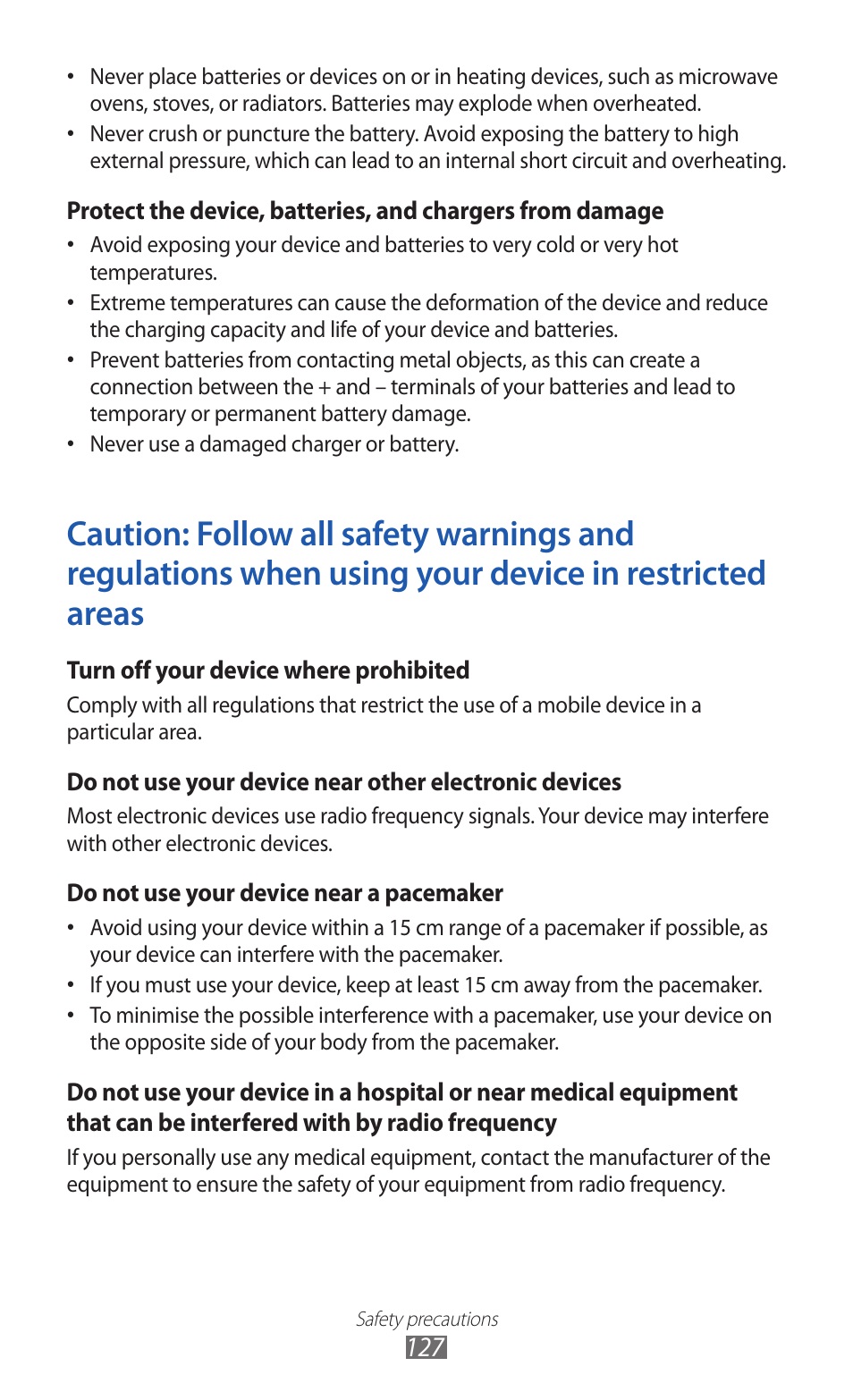 Samsung GALAXY GT-S5690 User Manual | Page 127 / 143