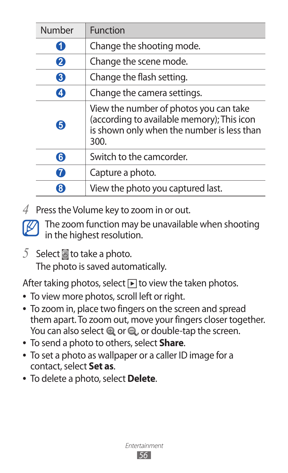 Samsung GALAXY GT-S5690 User Manual | Page 56 / 143