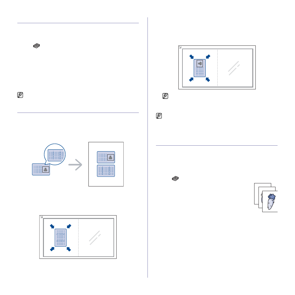 Changing the default copy settings, Id card copying, Using special copy features | Collation, Age 38 | Samsung SCX-4X24 User Manual | Page 38 / 143