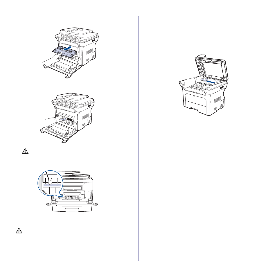Cleaning the scan unit | Samsung SCX-4X24 User Manual | Page 59 / 143