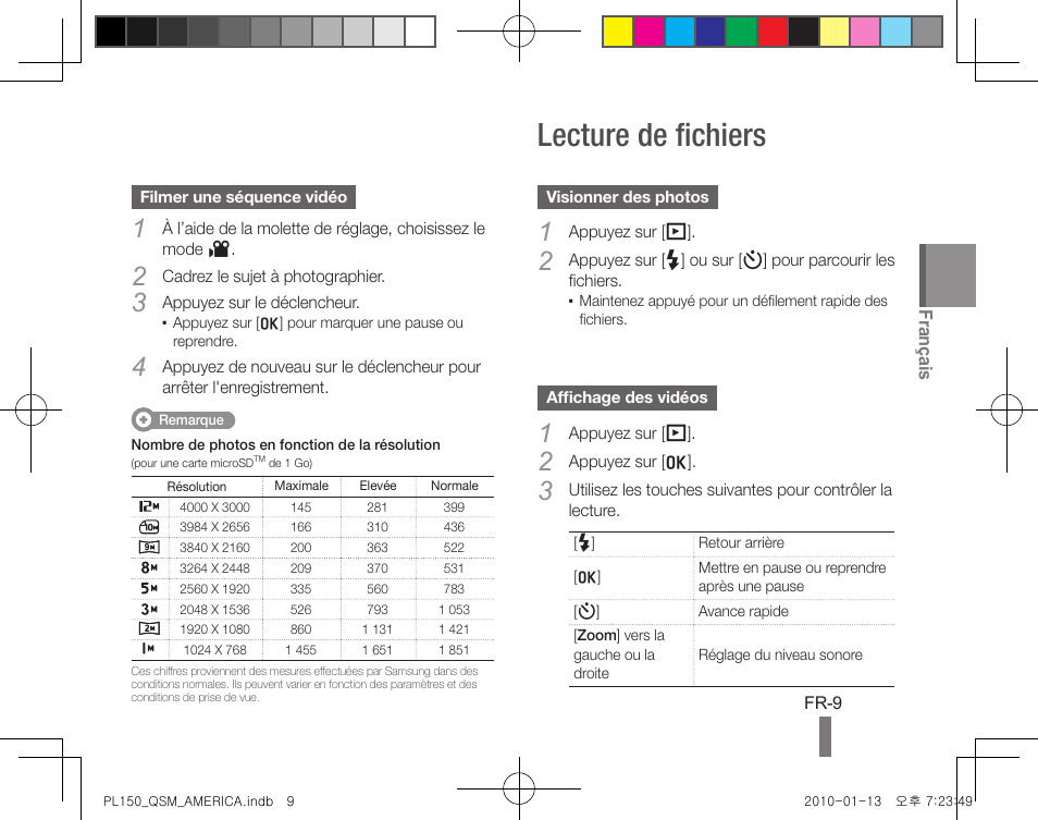 Lecture de fichiers | Samsung AD68-04795A User Manual | Page 29 / 32