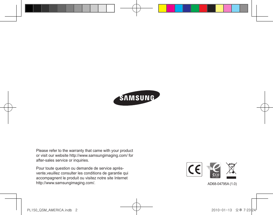 Samsung AD68-04795A User Manual | Page 32 / 32