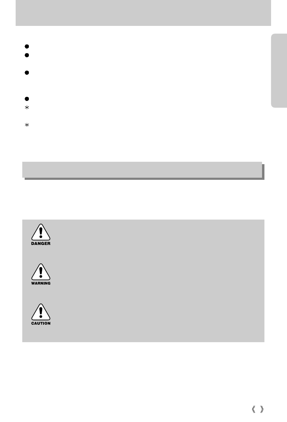 Getting to know your camera, About the icons danger, Warning | Caution | Samsung SCX-4100 User Manual | Page 5 / 104