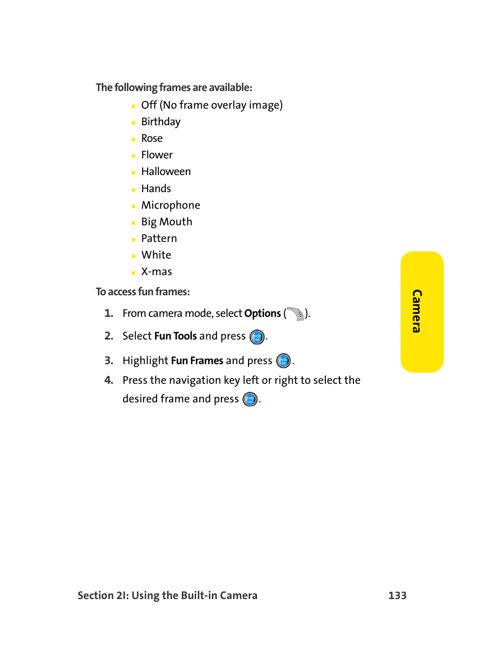 Ca m e ra | Samsung A960 User Manual | Page 157 / 272