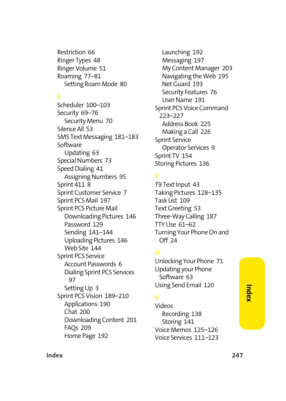 Samsung A960 User Manual | Page 271 / 272