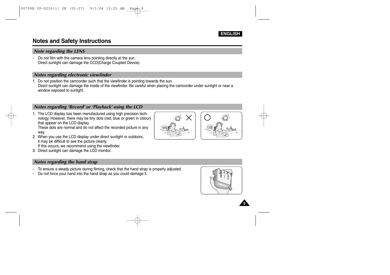 Samsung VP-D200 User Manual | Page 9 / 108