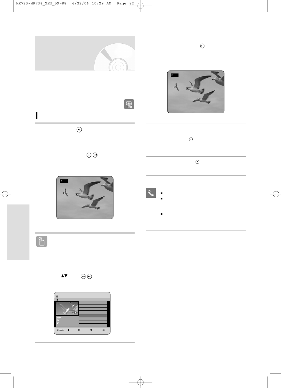 Simultaneous recording and playback, Recording, 82 - english while recording | Using the title list button | Samsung DVD-HR738/ User Manual | Page 82 / 127