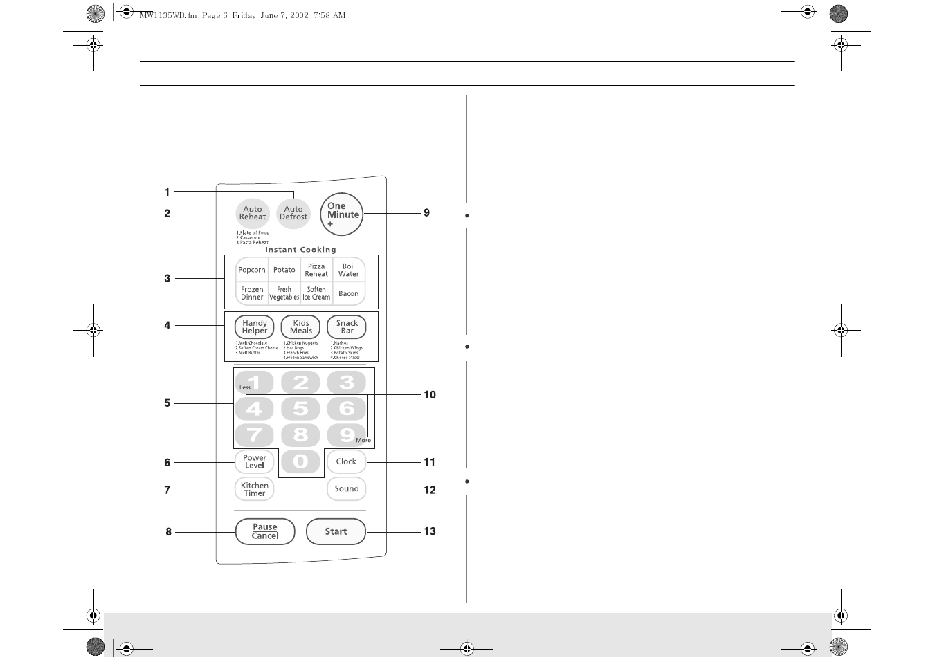 Your new microwave oven | Samsung MW1135WB User Manual | Page 6 / 24