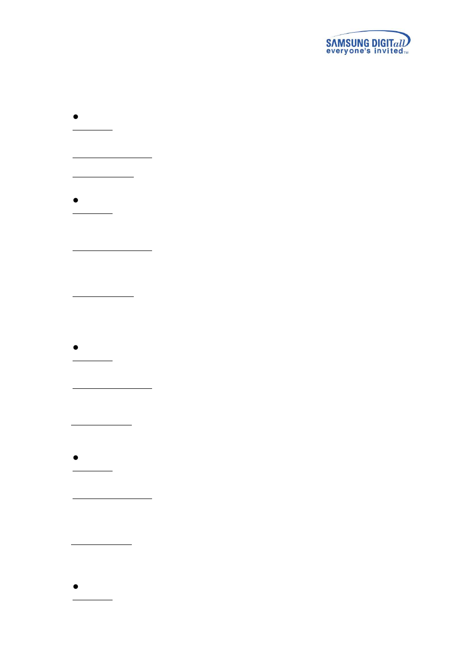 Appendix | Samsung V1.3.0 User Manual | Page 24 / 26