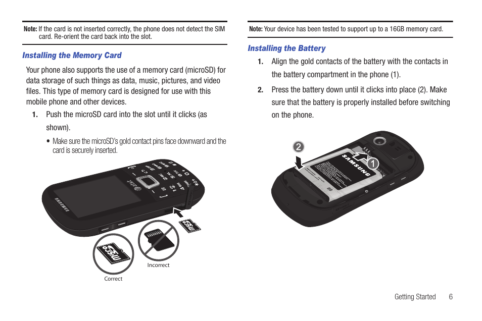 Samsung Evergreen a667 User Manual | Page 11 / 153