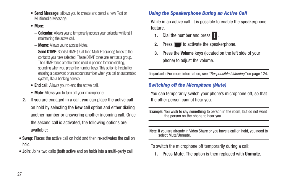 Samsung Evergreen a667 User Manual | Page 32 / 153